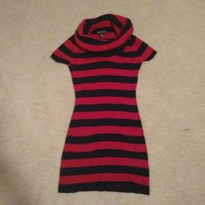 INC Striped Sweater Dress
